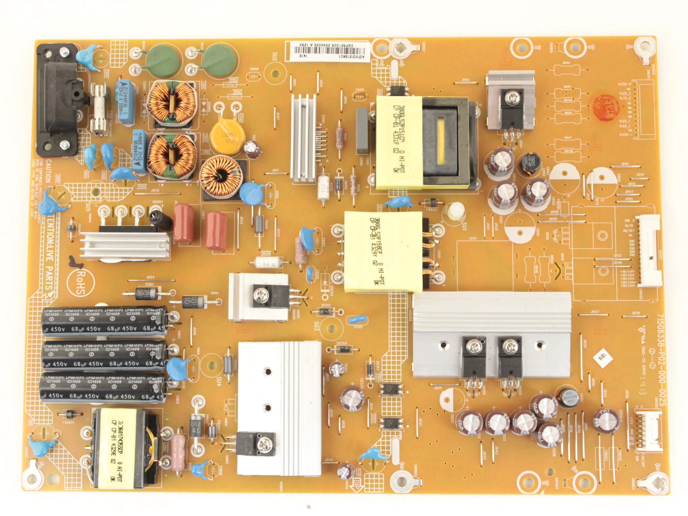 Блока питания dps-298cp-2а 295024100. Восстановление цепей питания телевизора филипс. 40pfl8505c/60 плата. 32pfl7603s/60 плата. 42pfp5332/10 плата питания.
