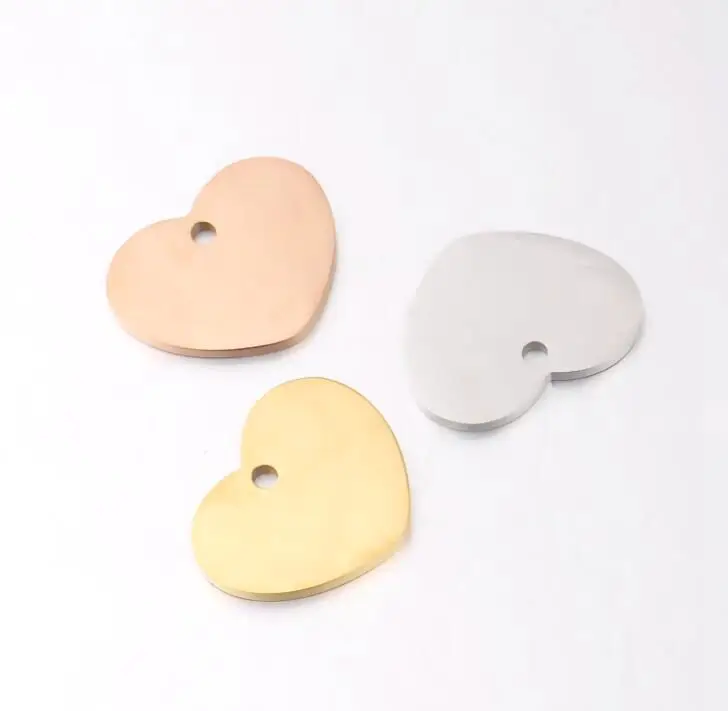 10 шт. зеркальная полированная нержавеющая сталь золотого цвета изготовленная с