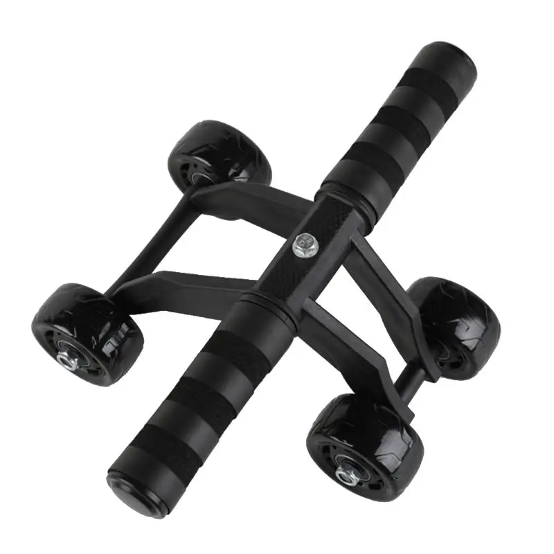 

AB Wheel Roller with Four Wheels and Foam Handles Fitness Equipment for Home 24BD