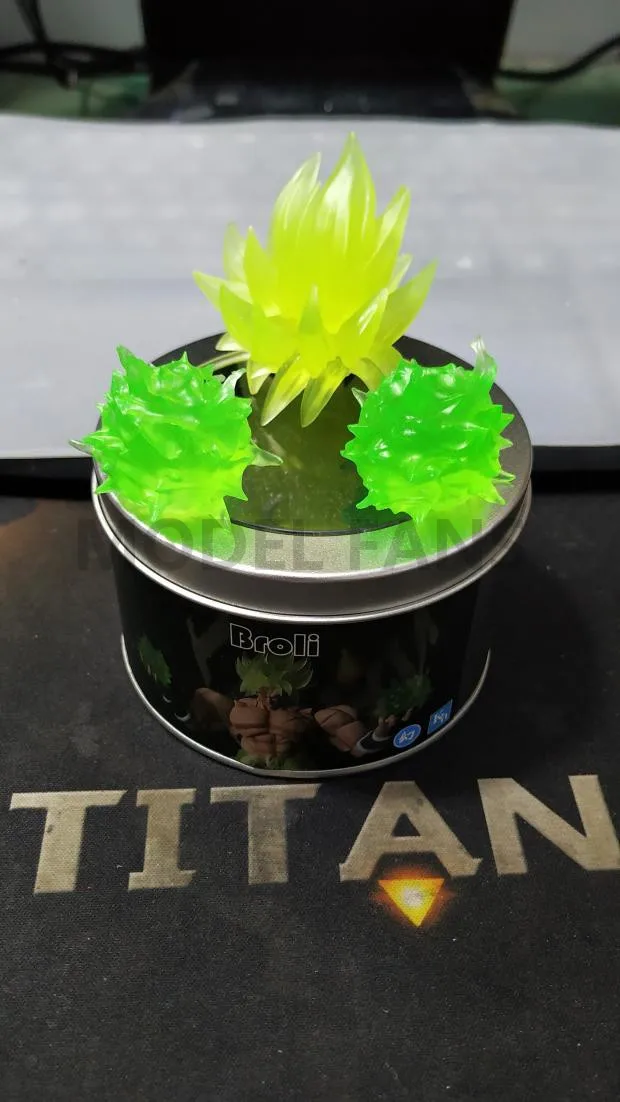 Модельные вентиляторы Dragon Ball Z shf super saiyan broli Brolly Серебристые прозрачные волосы с эффектом