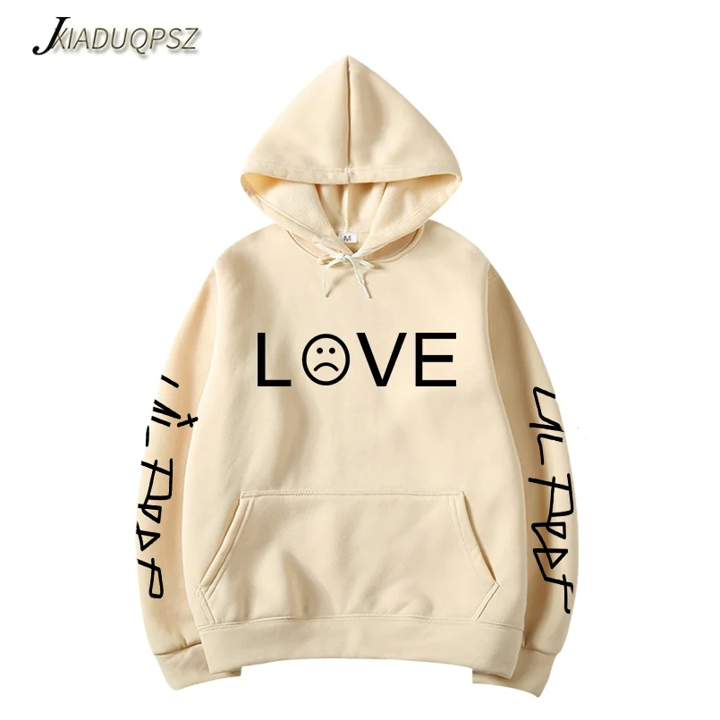 Lil Открытый толстовки Love lil. Peep мужские пуловер с капюшоном свитшоты