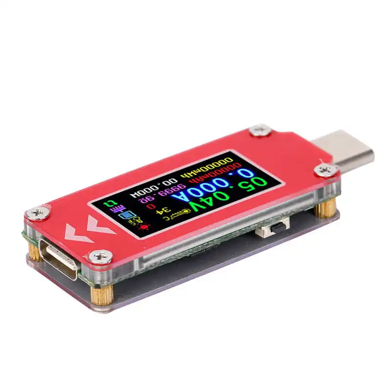 

TC64 Color Display PD Charger Type-C Tester Charging Voltage Current Capacity Detector Meter