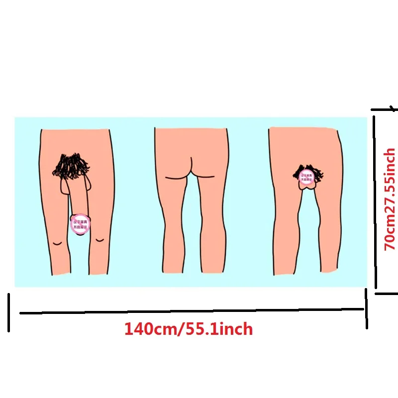 Сексуальное быстросохнущее пляжное банное полотенце Kuso Dick с рисунком, волшебное абсорбирующее домашнее текстильное полотенце для мужчин и женщин, банное полотенце для взрослых s