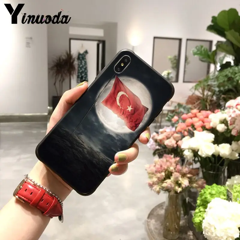 Yinuoda чехол для телефона с флагом Турции талисманом мустафом iPhone 8 7 6 6S Plus X XS MAX 5 5S SE