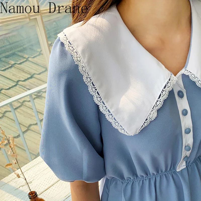 Женское платье феи во французском стиле приталенное ТРАПЕЦИЕВИДНОЕ ПЛАТЬЕ