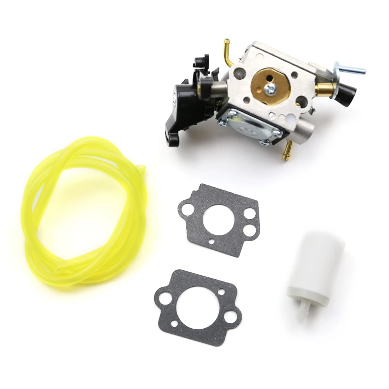 

Carburetor Carb 506450401 Kit for 445 450 Chainsaw Chain Saw Gas Engines Mounting Gaskets Fuel Line Filter