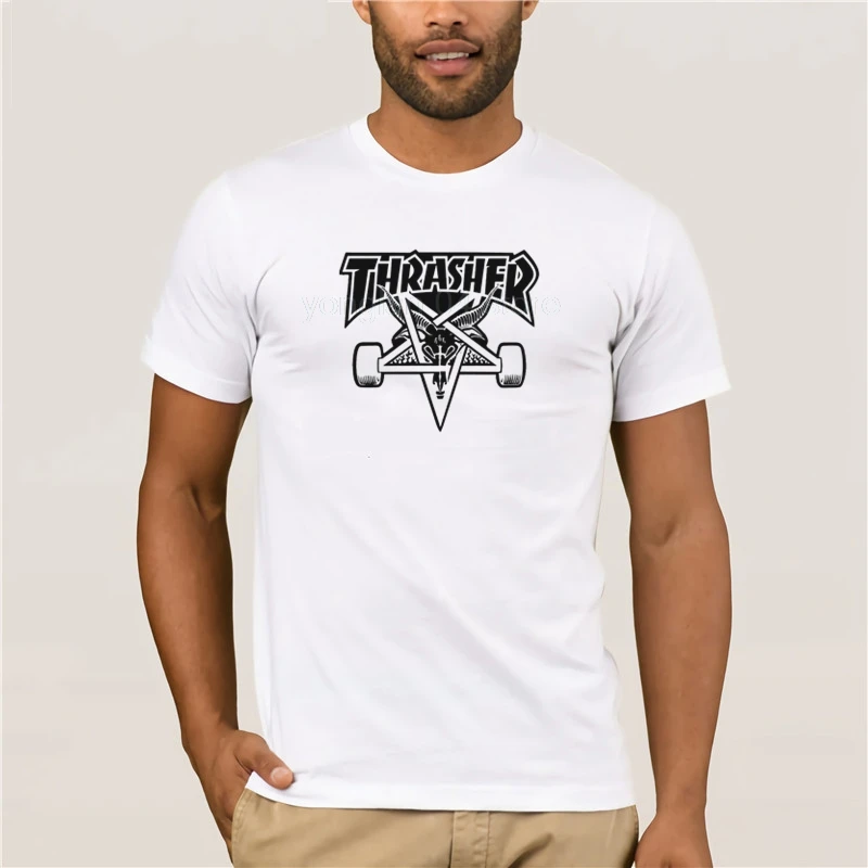 Pentagrama camiseta скейт маг Винтаж 100% хлопок летняя индивидуальность Fuck chica spitfire 2019