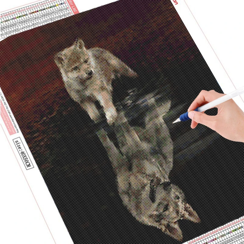 5D 100% полная дрель Алмазная краска мультяшная вышивка животное картина Картина