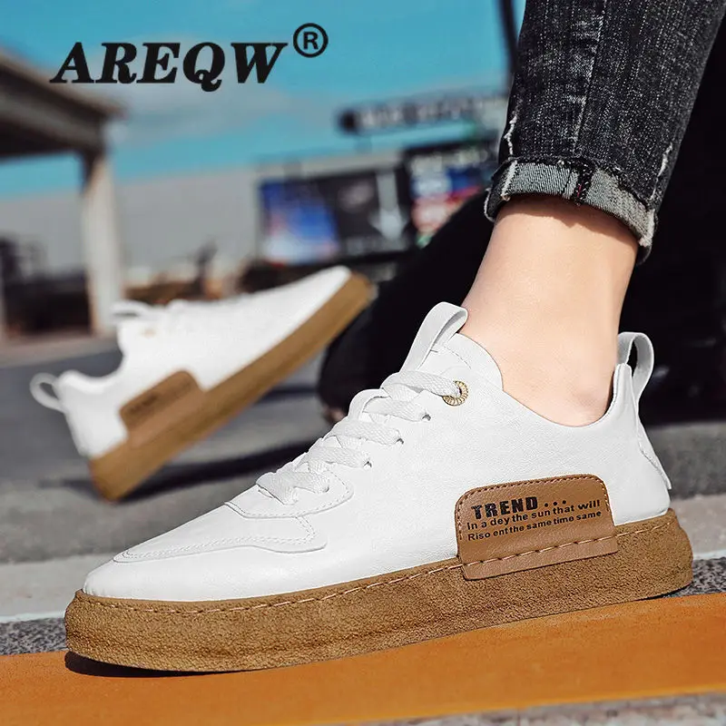 

Men's Shoes Men's Casual Shoes 2021 Spring New PU Leather Shoes Men's Men Shoes Trendy Breathable Men's Shoes