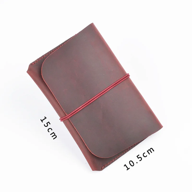 Обложка для паспорта мужская из натуральной кожи винтажная ручной работы