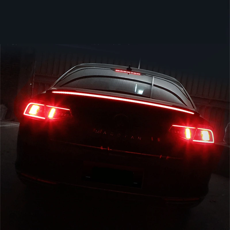 Спойлер для Volkswagen Passat B8 2017 18 2019 2020 VW флюоресцентный задний спойлер из абс пластика