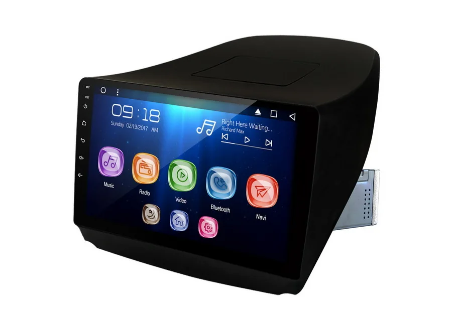 Автомобильный мультимедийный плеер allway 10.&quot IPS экран Android 9 0 восемь ядер ОЗУ 2 Гб