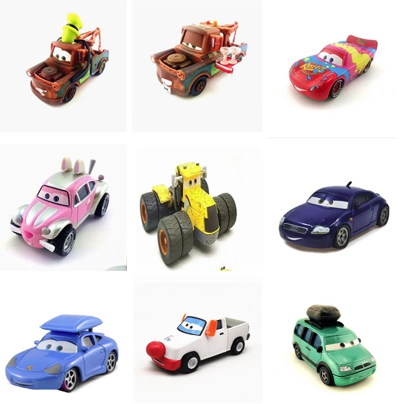 

Disney Pixar Cars 3 2 1 Rare Diecast Cars 1:55 Rare Lightning Mcqueen Conductor Mater VintageCar Toys Xmas Gift For Kids