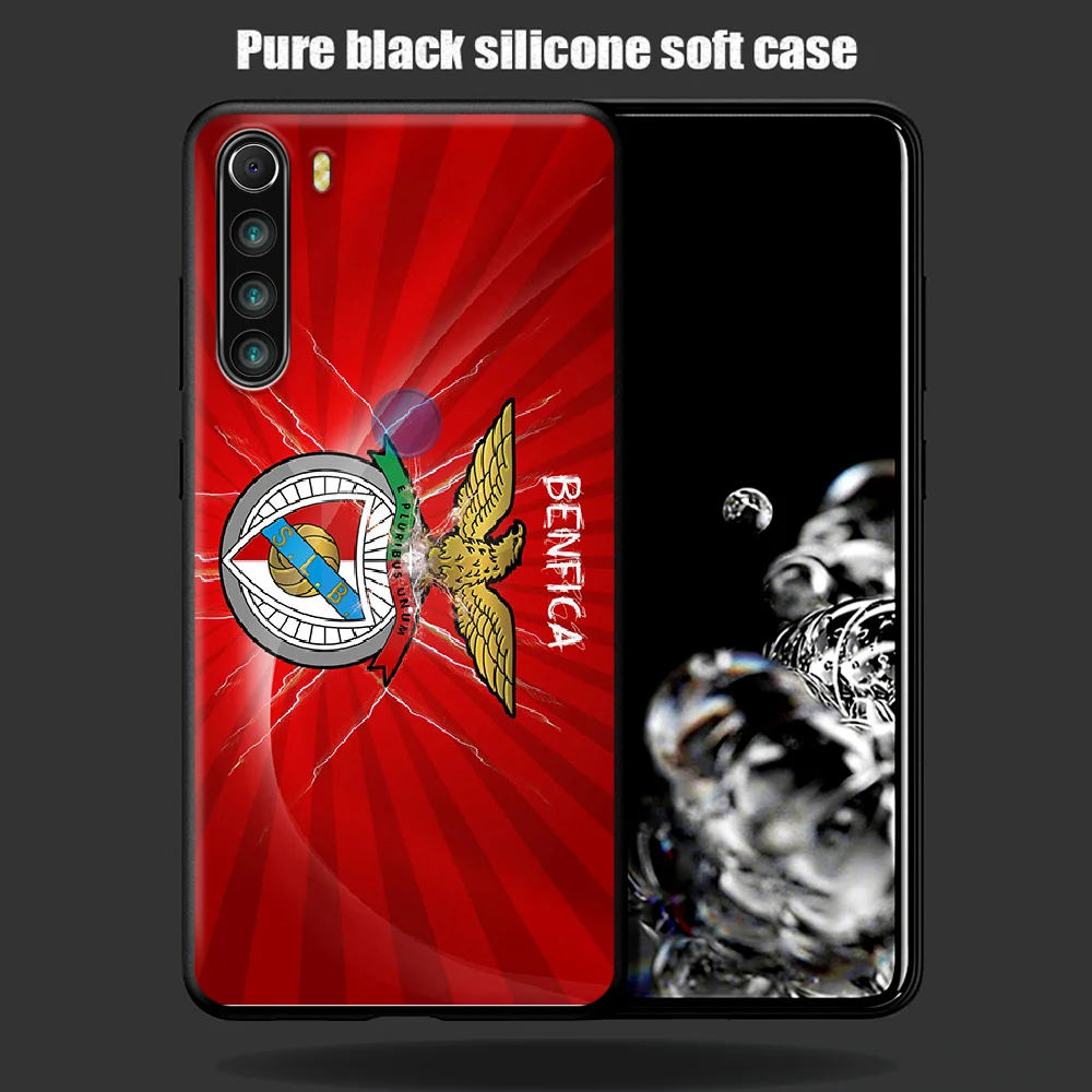 

Portugal Benfica Soccer Phone Case Cover Hull For XIAOMI Redmi 7 7A 8 8A 9 9C Note 6 7 8 9 9S K20 Pro K30 black Etui Fashion