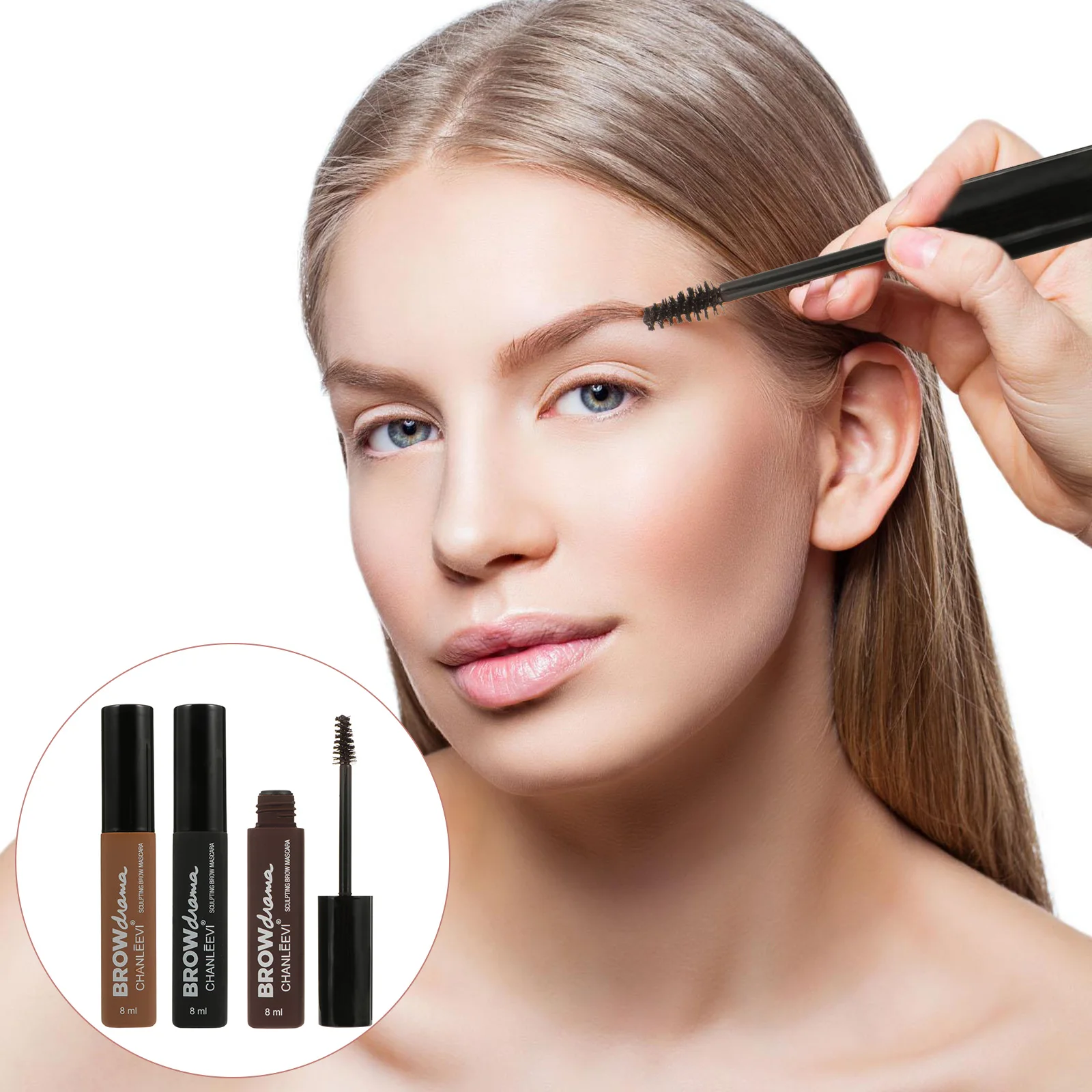 

3pcs Natural Eyebrow Setting Gel Waterproof Eyebrow Gel Sweat-Proof Eyebrow Repair Liquid For Makeup