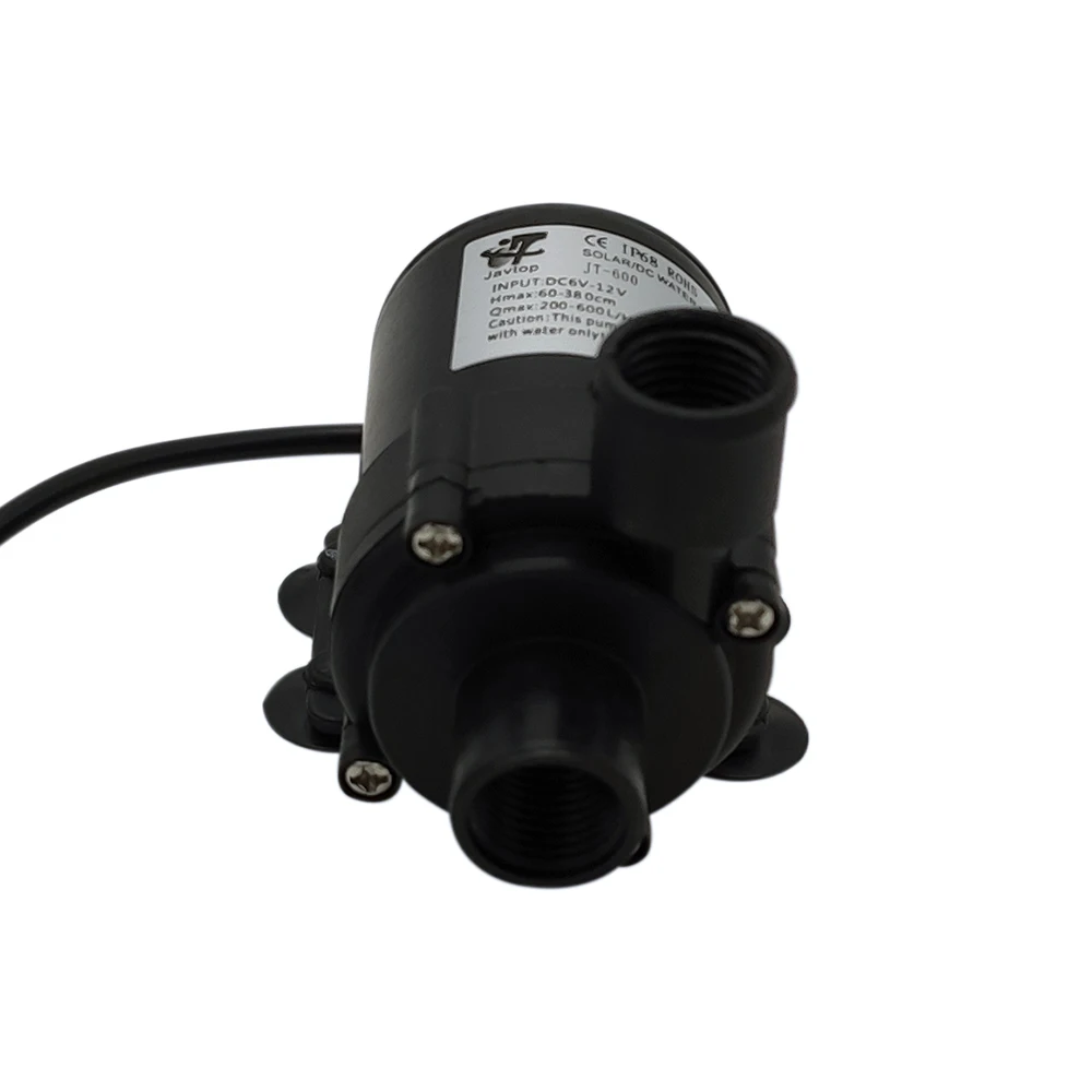 JT-600C Micro DC водяной насос 12 в 24 низкий уровень шума IP68 700 л/ч | Строительство и ремонт