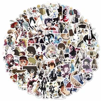 100pcsset bungou stray dogs anime graffiti stickers gifts toys for children diy skateboard laptop car phone