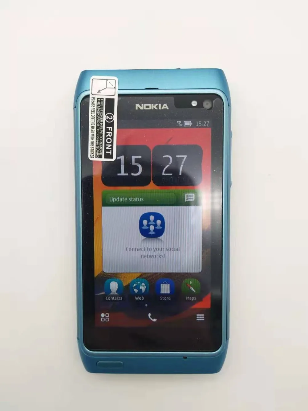 Nokia N8 мобильный телефон 3g wifi gps 12MP сенсорный экран 3," разблокированный мобильный телефон 16 Гб внутренний отремонтированный