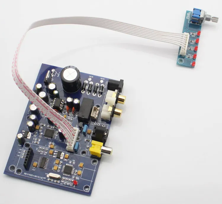 

15W AK4490 + AK4118 four channel input DAC decoder board With fiber coaxial USB (to add USB daughter card) analog four inputs