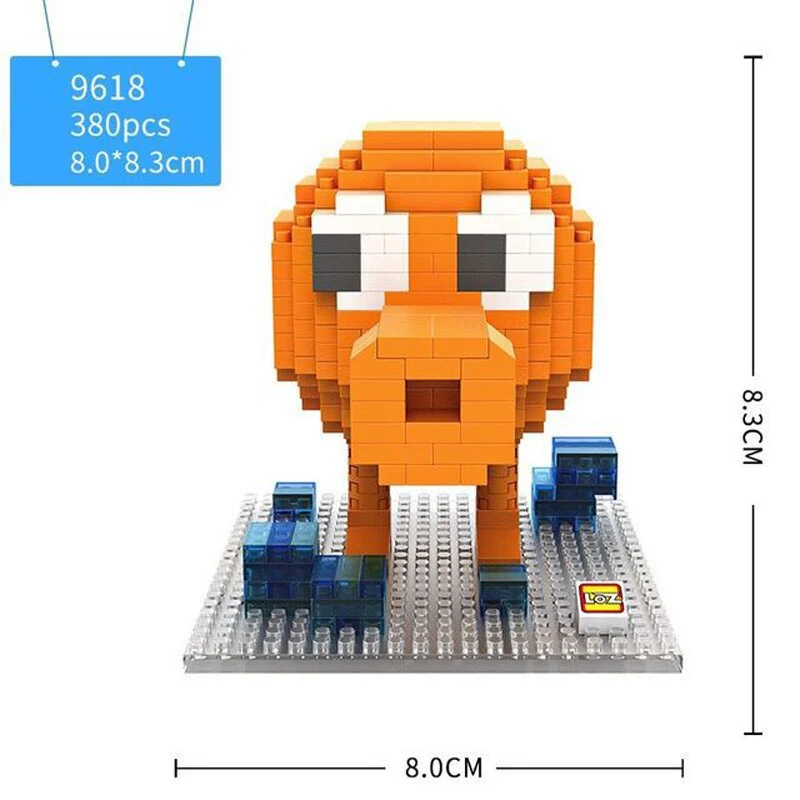 Классические пиксельные игровые военные фигурки микро алмазные блоки PacMan Кинг