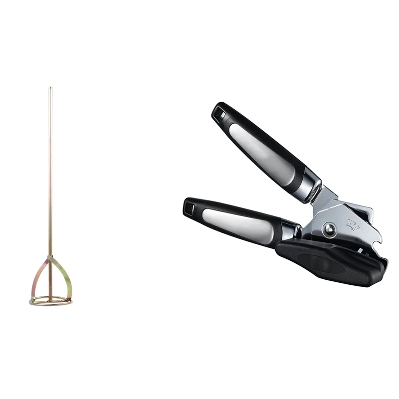 

1 Pcs 15 Inch Length Hexagon Shaft Plaster Paint Mixer & 1 Pcs Ergonomic Multi Function Easy to Use Tin Opener