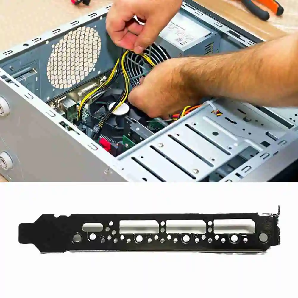 

Baffle High Configuration Bracket For NVIDIA Quadro RTX 4000 RTX4000 8GB GDDR6 Graphics Card Blank Black