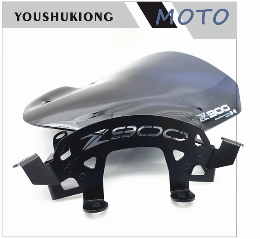 

Ветровой дефлектор ветрового стекла для Kawasaki z900, ветровой экран 2017-2018-2019, дымчато-черный спойлер высокого качества