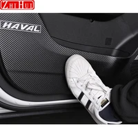 for great wall haval hover jolion 2021 leather car door anti kick pad protection side edge film protector stickers accessories