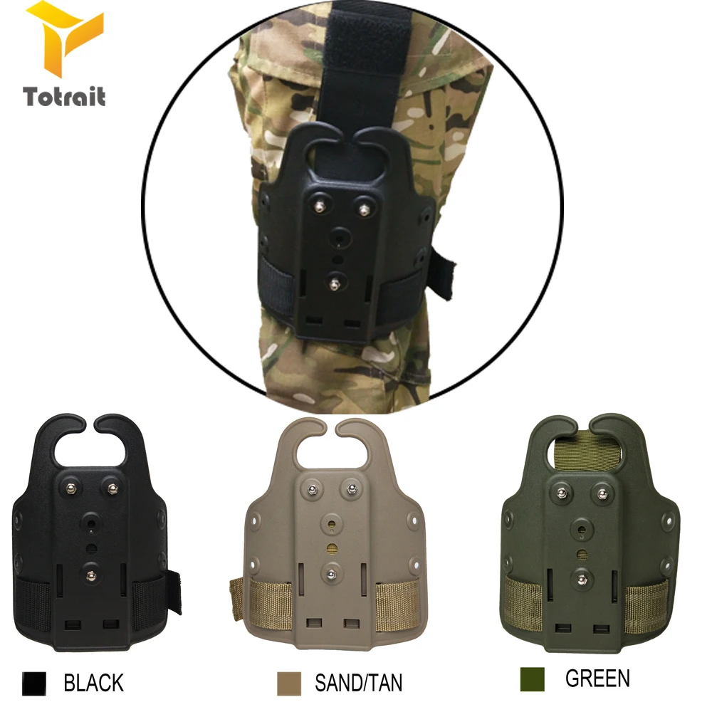 Тактическая кобура для страйкбола черная/зеленая/желтая Полимерная Кобура на