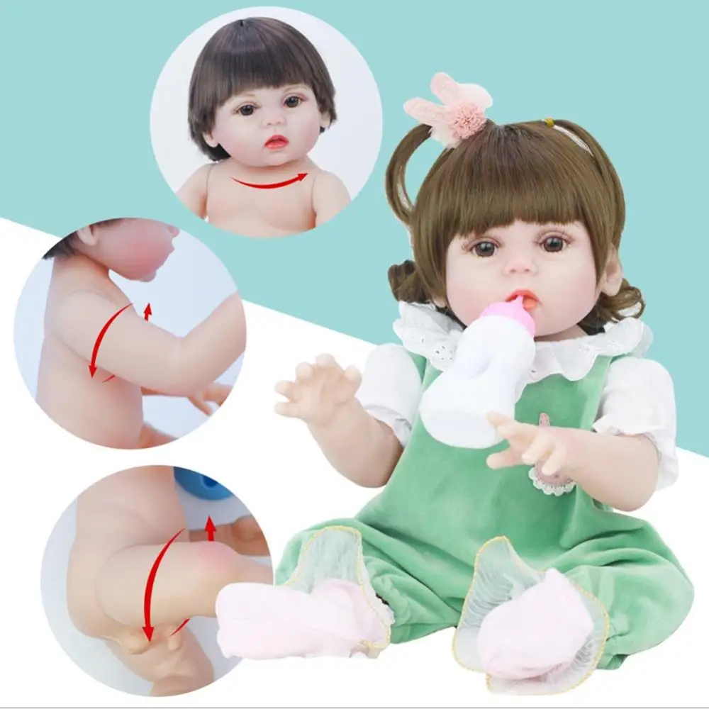 

53 см Reborn Baby Doll милые мягкие силиконовые реалистичные Baby Doll моделирование реборн игрушка