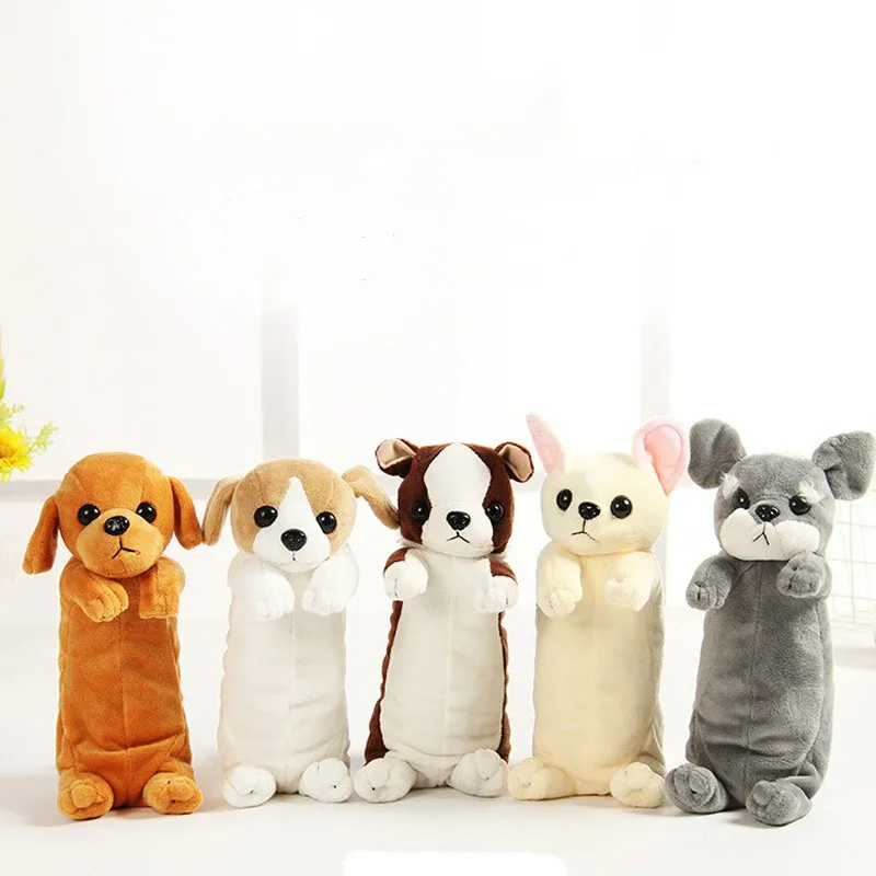 Горячая Распродажа мультяшный плюшевый чехол карандаш Kawaii собачий щенок