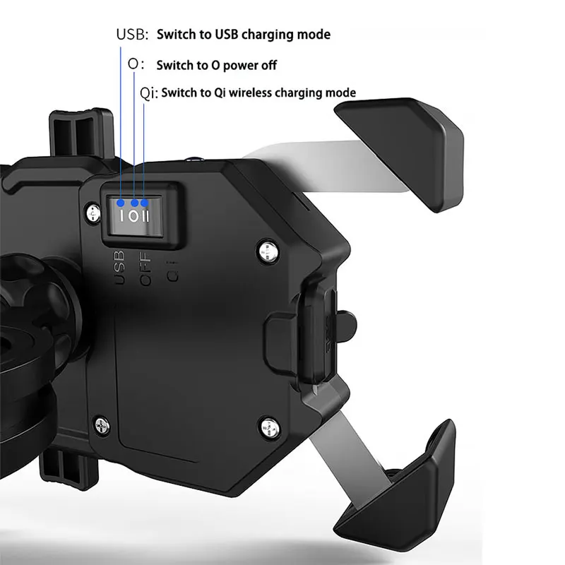 Держатель для телефона мотоцикла поддержка беспроводного зарядного устройства