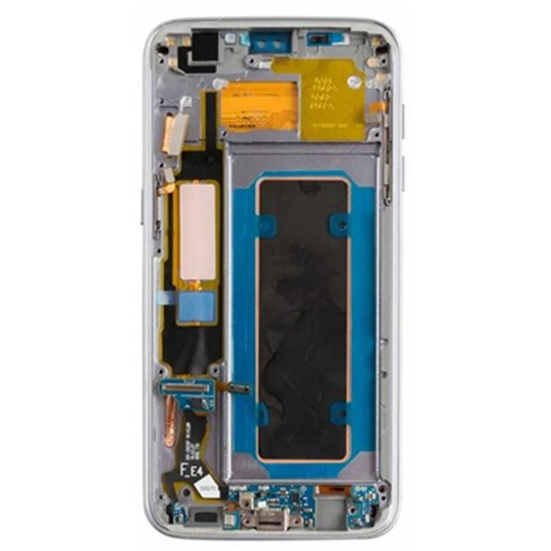 Для samsung Galaxy S7 Edge экран Super AMOLED 5," S7Edge G935 G935F SM-G935F ЖК-дисплей сенсорный дигитайзер в сборе с рамкой
