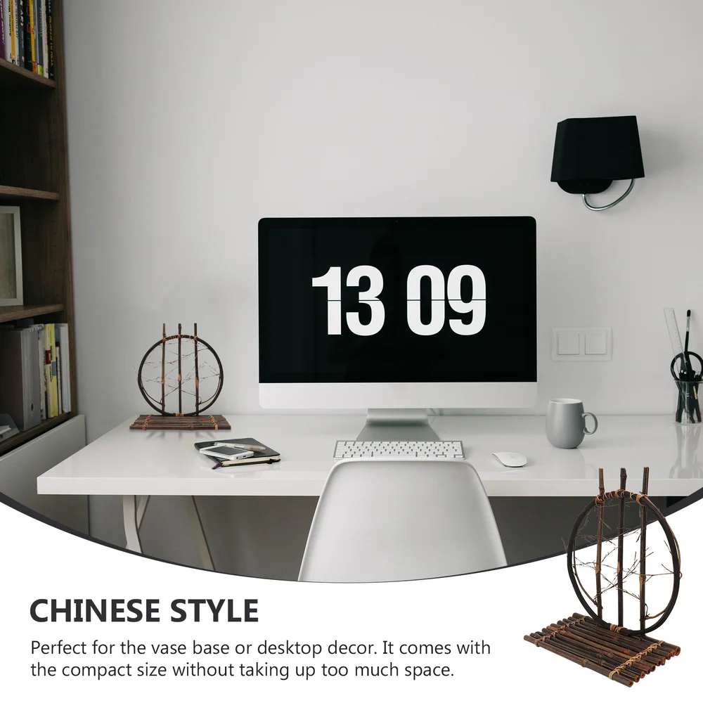 

1pc Desktop Adornment Flower Arrangement Vase Base Decor Desktop Vase Ornament