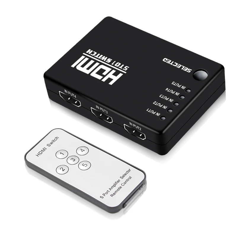 HDMI концентратор с 5 портами 1080P переключатель|Кабели HDMI| |