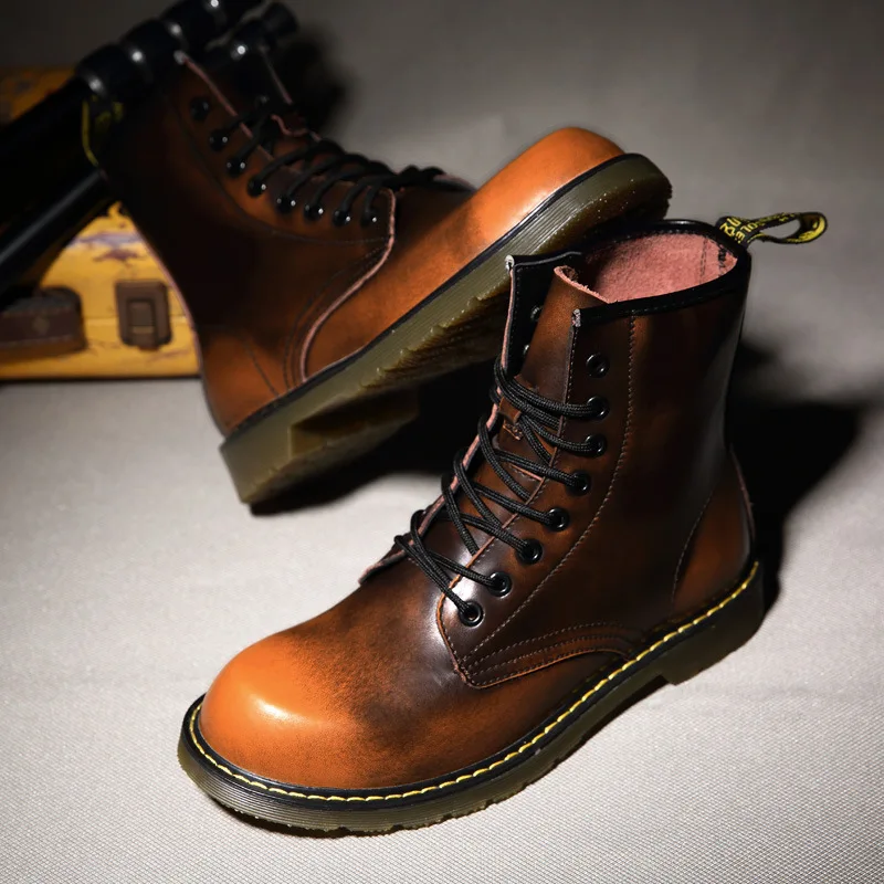 Женские ботинки из натуральной кожи повседневные весенние ботильоны женская