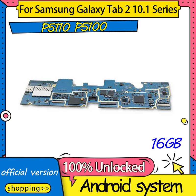 Материнская плата для Samsung Galaxy Tab 2 100% P5100 P5110 европейская версия samsung логическая с