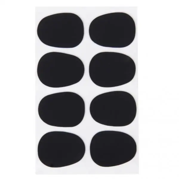 

2x Set Of 8 Alto/Tenor Saxophone Sax Mouthpiece Patches Pad Cushions 0.8mm Black
