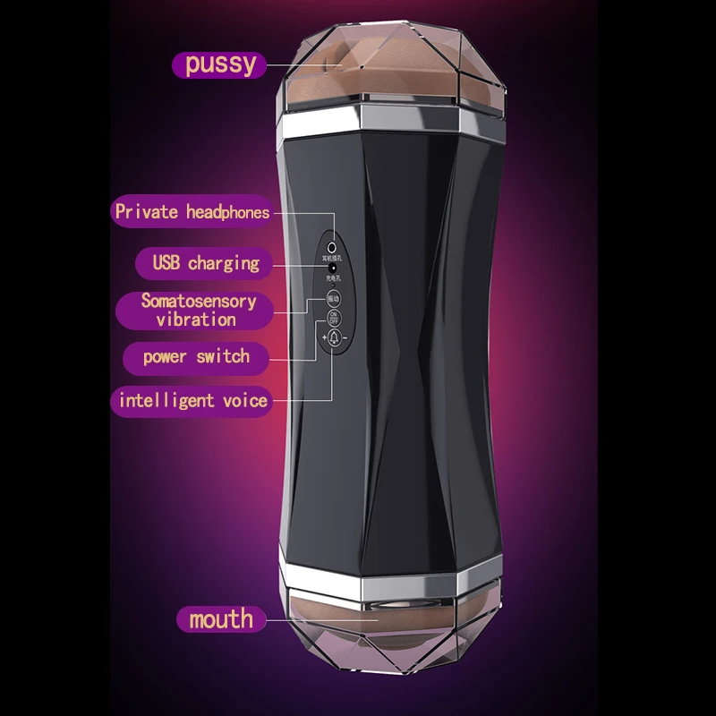 Мужская мастурбация Реалистичная искусственная силиконовая вагинальная Вагина