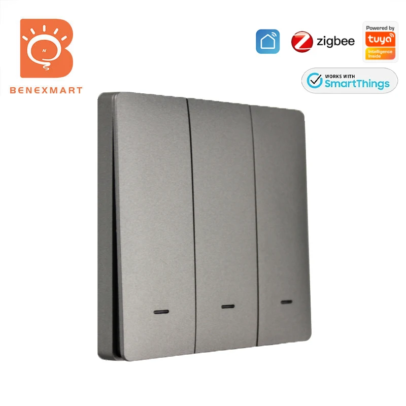 Беспроводной переключатель Benexmart Zigbee умный выключатель для дома 1/2/3/4 групп