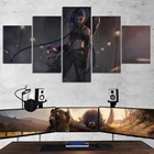 5 шт. Arcane Jinx Vi League Of Legends ТВ плакаты и принты настенное искусство холст картины для скандинавской гостиной домашний Декор подарок