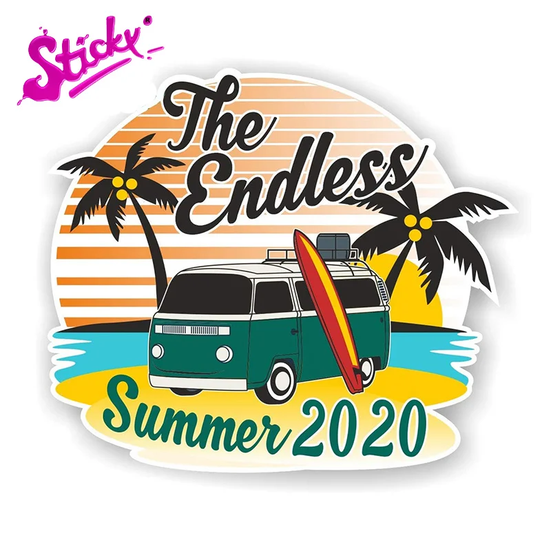 Липкий Camper путешествия бампер аниме стикер автомобиля фургон для уход за кожей