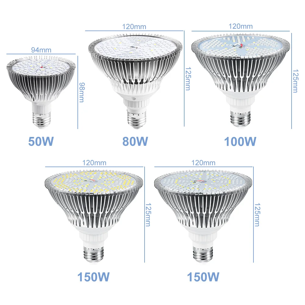LED Plant Light 220V Full Spectrum Phyto Grow Lamp E27 Hydroponic Bulb 50W 80W 100W 150W Greenhouse Planting | Освещение
