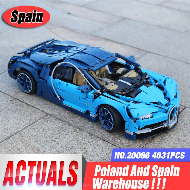 DHL Technic Car 20086 совместим с 42083 Chiron Car строительные блоки кирпичи развивающие Машинки Игрушки для мальчика автомобиль подарки модель