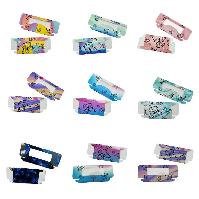 Оптовая продажа 10/30/50 шт. бумажная коробка для накладных ресниц коробки упаковка