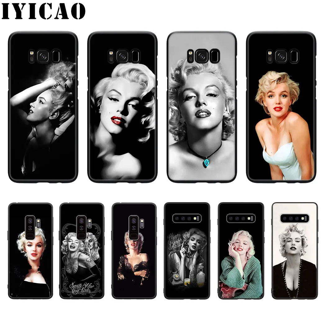 Пикантный Мэрилин Монро Мягкий силиконовый чехол для Samsung Galaxy S20 S10 S9 S8 Lite Plus Ultra S10E