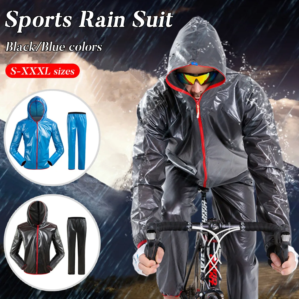 Куртка от дождя для кемпинга Мужская и Женская водонепроницаемая одежда защиты