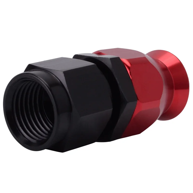 SPEEDWOW AN6 прямой 45 90 180 градусов Алюминиевый Поворотный PTFE шланг концевой фитинг