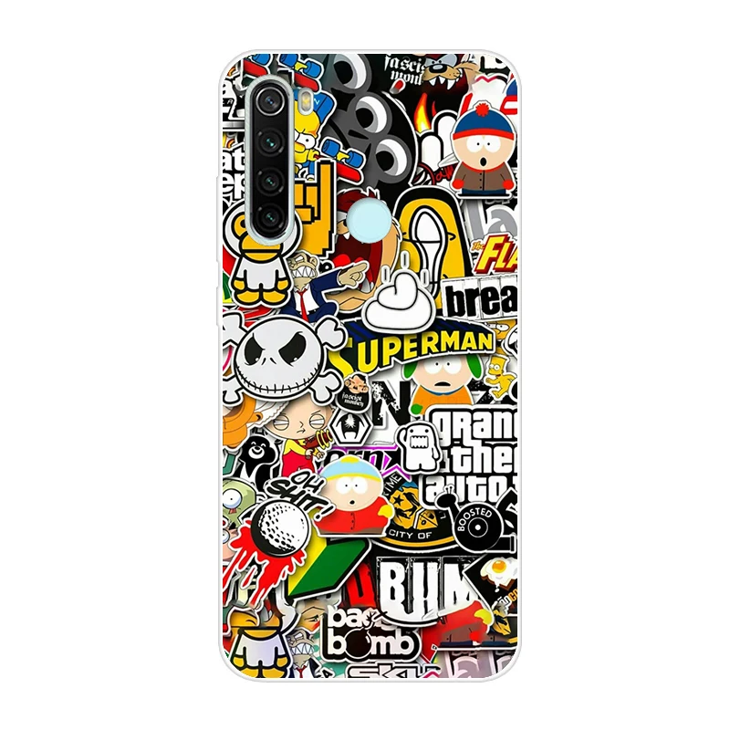 Чехол из ТПУ для Xiaomi Redmi Note 8, мягкий силиконовый чехол для Xiaomi Redmi Note 8 Pro, чехол для Redmi Note8 8Pro, чехол для телефона с рисунком