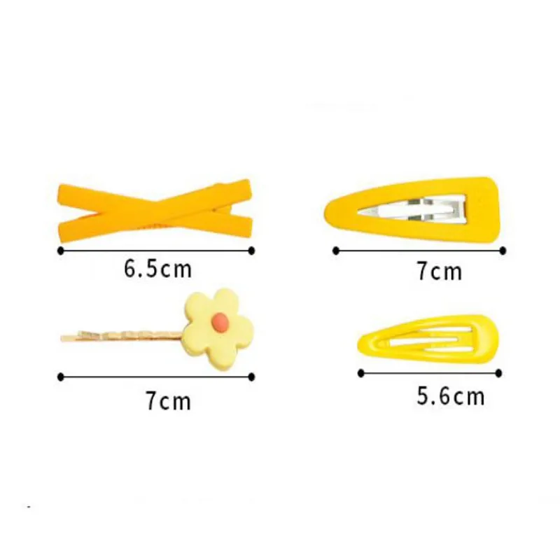 Новые модные повседневные милые красочные заколки для волос девочек-подростков